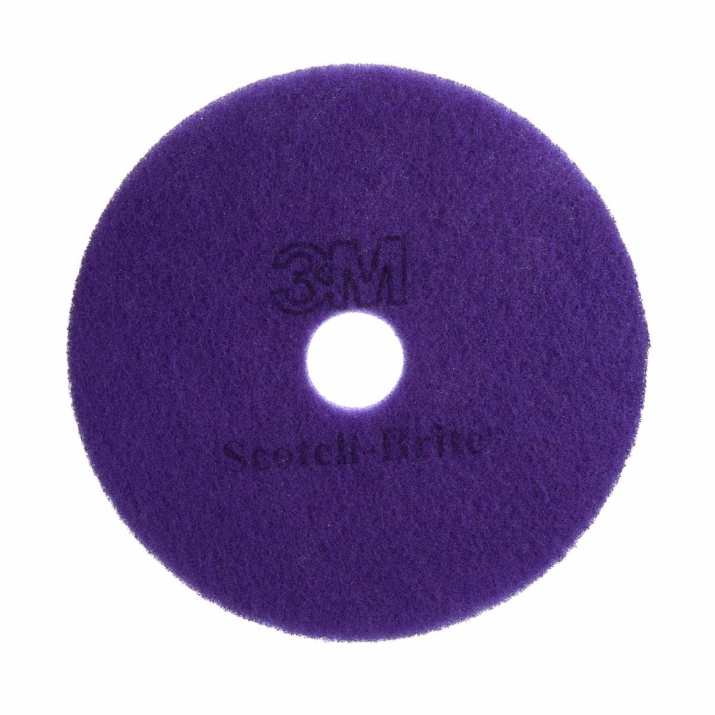 3M Scotch-Brite Tampon pour planchers Diamond Plus, violet, 20 po, caisse de 5