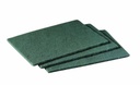 3M Scotch-Brite Medium-Duty Scouring Pad, Green, 6 in x 9 in, Pack of 20