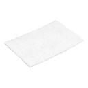 3M Scotch-Brite Light-Duty Cleaning Pad, White, 6 in x 9 in
