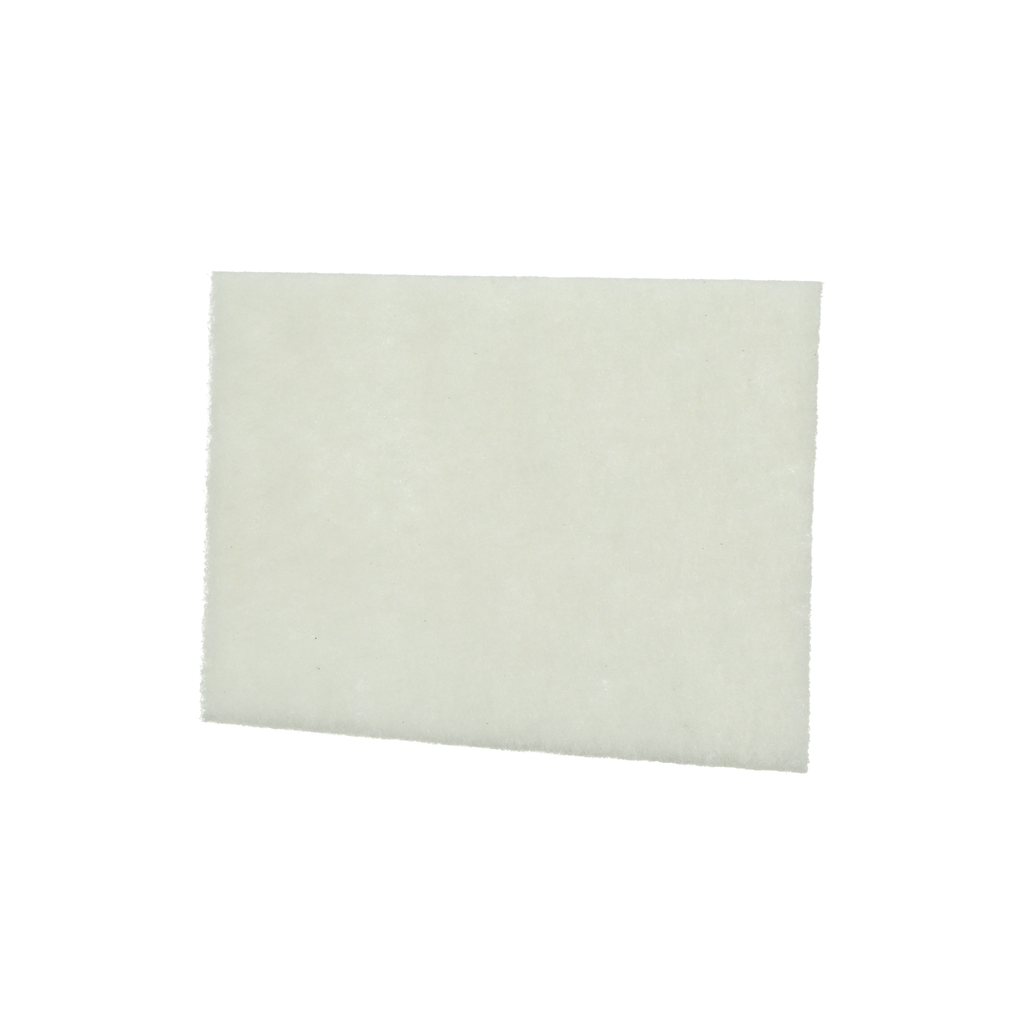 3M Niagara Light-Duty Cleaning Pad, White, 6 in x 9 in