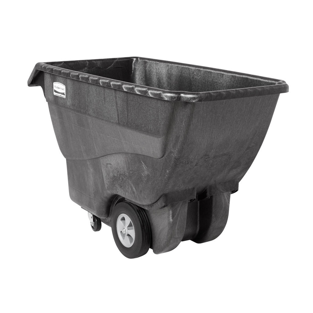 Rubbermaid Commercial Standard Service Tilt Truck, 3/4 cu yd, Black