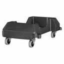 Rubbermaid Commercial Plateforme roulante Slim Jim en polypropylène, pour contenants de 11 x 20 po