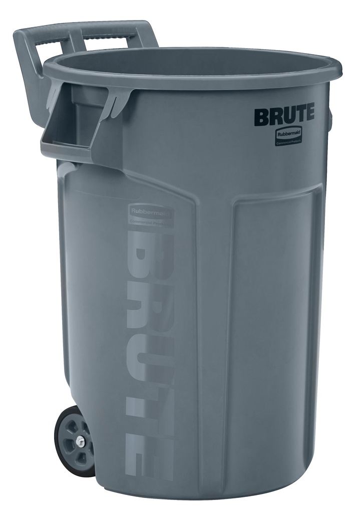 Rubbermaid Commercial Poubelle à roues Brute avec poignées, 44 gal US