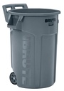 Rubbermaid Commercial Poubelle à roues Brute avec poignées, 44 gal US