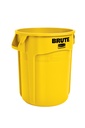 Rubbermaid Commercial Contenant rond Brute, 20 gal US (75,7 L), jaune