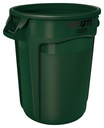 Rubbermaid Commercial Contenant rond Brute, 32 gal US (121,1 L), vert foncé