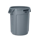 Rubbermaid Commercial Contenant rond Brute, 32 gal US (121,1 L), gris