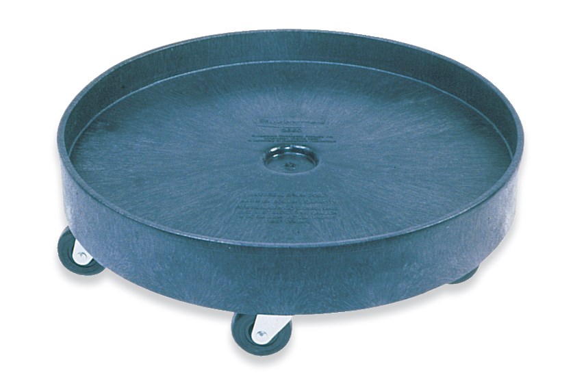 Rubbermaid Commercial Universal Barrel Dolly, for 2655, Black