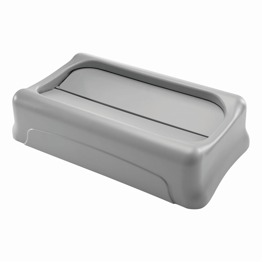 Rubbermaid Commercial Slim Jim Swing Lid, Grey