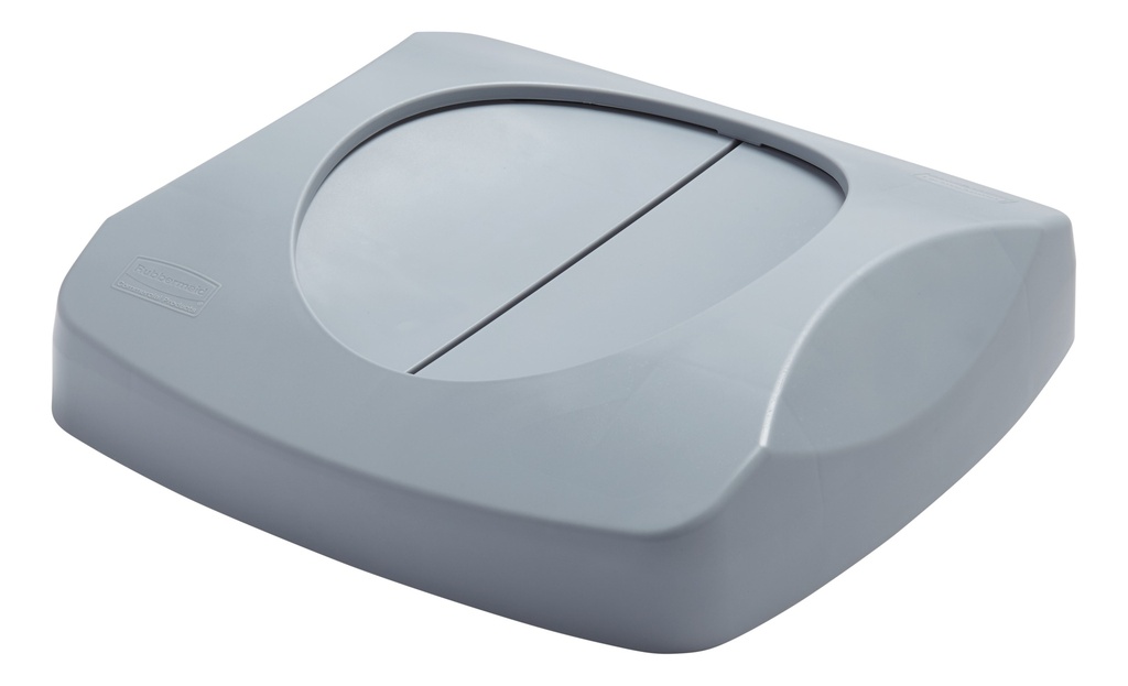 Rubbermaid Commercial Couvercle basculant Untouchable, gris