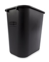 Rubbermaid Commercial Soft Wastebasket, Medium, Black