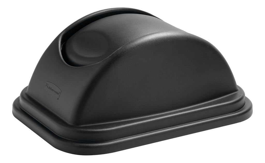 Rubbermaid Commercial Couvercle pour grande corbeille, noir