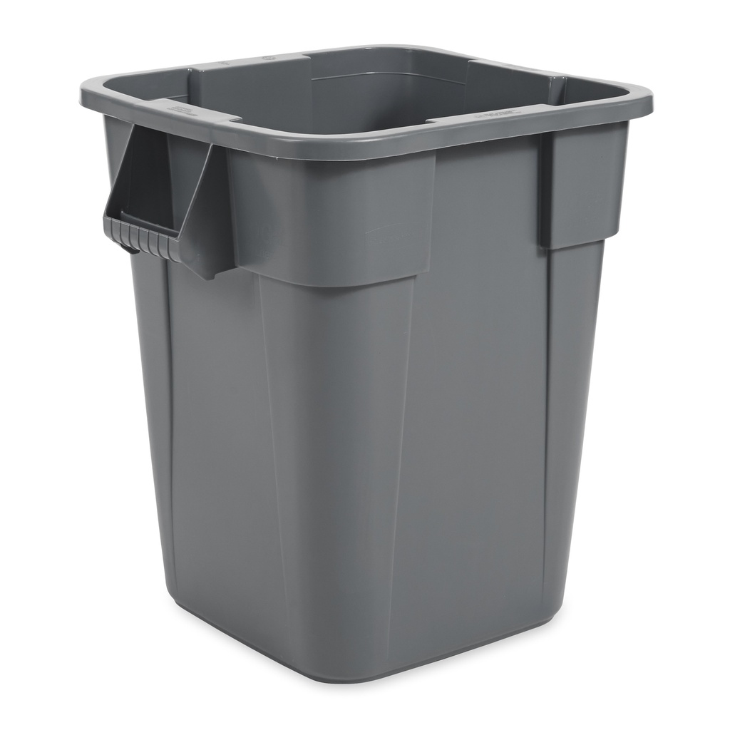 Rubbermaid Commercial Contenant carré Brute, 40 gal US (151,4 L), gris