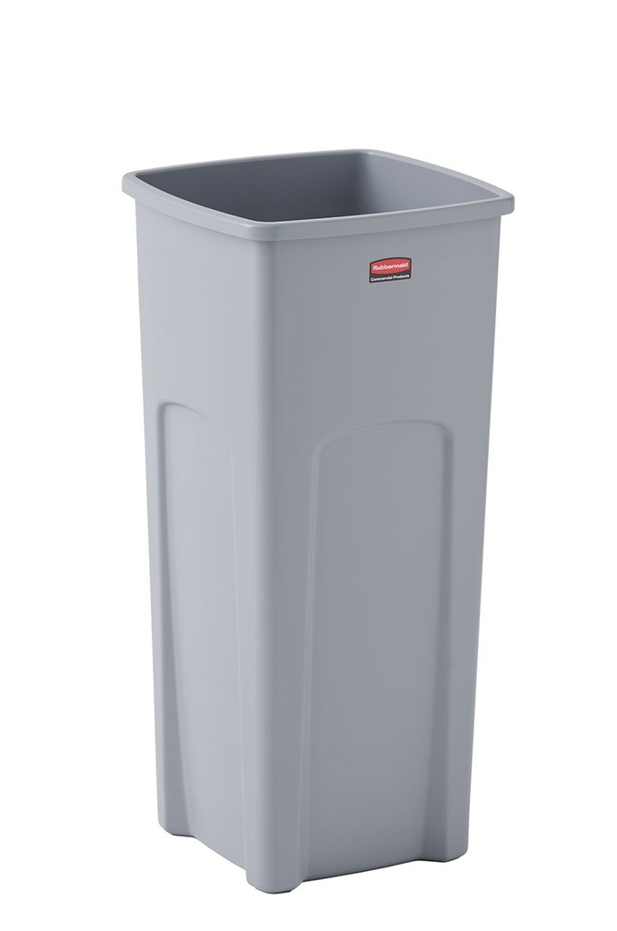 Rubbermaid Commercial Untouchable Square Container, 23 US Gal (87.1 L), Grey