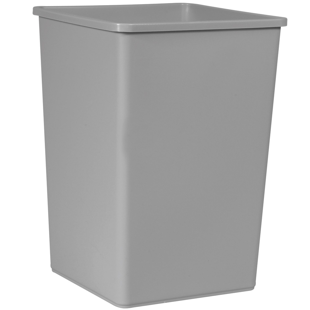 Rubbermaid Commercial Untouchable Square Container, 35 US Gal (132.5 L), Grey