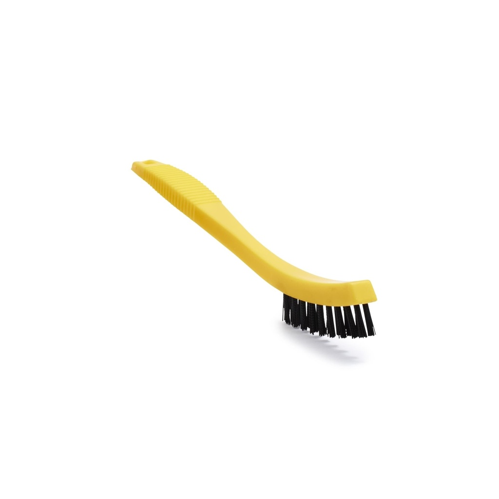 Rubbermaid Commercial Tile and Grout Brush, Plastic Fibers, Black