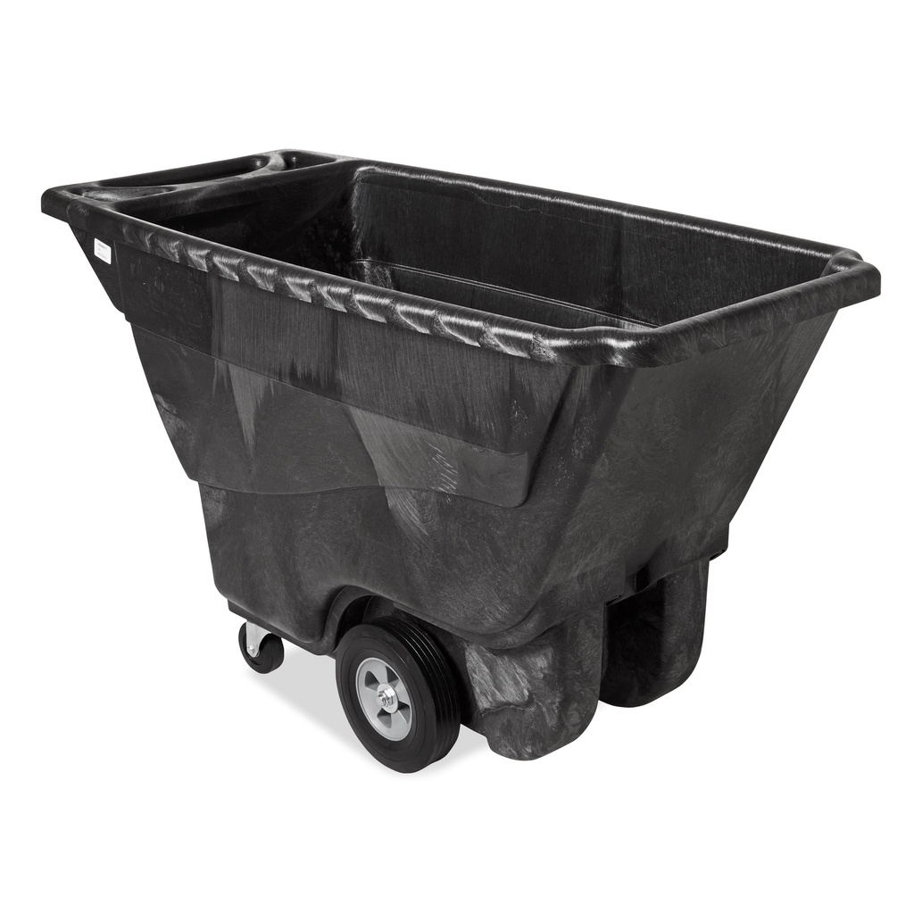 Rubbermaid Commercial Chariot à bascule, 1/2 verge³, noir