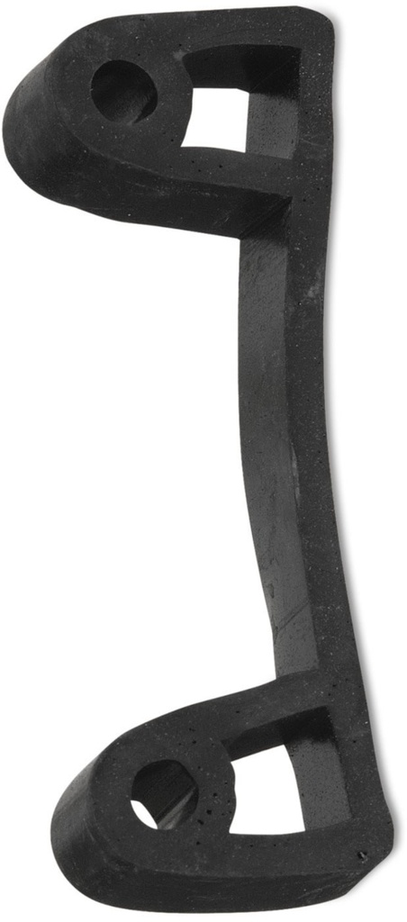 Rubbermaid Commercial Rubber Handle, Black