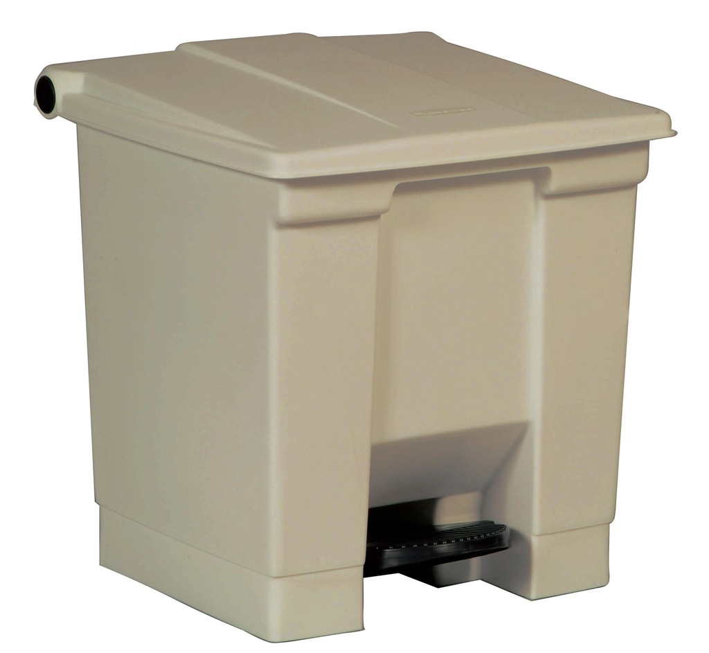Rubbermaid Commercial Poubelle à pédale, 8 gal US, beige