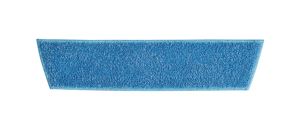 Rubbermaid Commercial Tampon en microfibre pour laver, 18 po, bleu