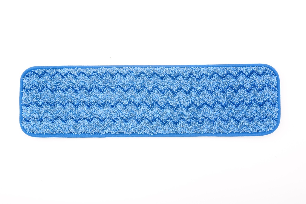 Rubbermaid Commercial HYGEN Microfiber Wet Mopping Pad, 18 in, Blue