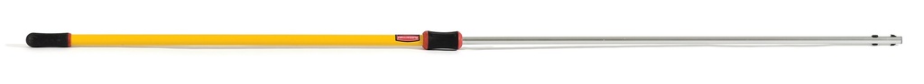 Rubbermaid Commercial Manche extensible en aluminium HYGEN, 4 à 8 pi, jaune