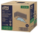 Tork Chiffon de nettoyage W4 à faible peluchage, turquoise, 16,4 x 13,5 po, caisse de 4 paquets de 120 feuilles