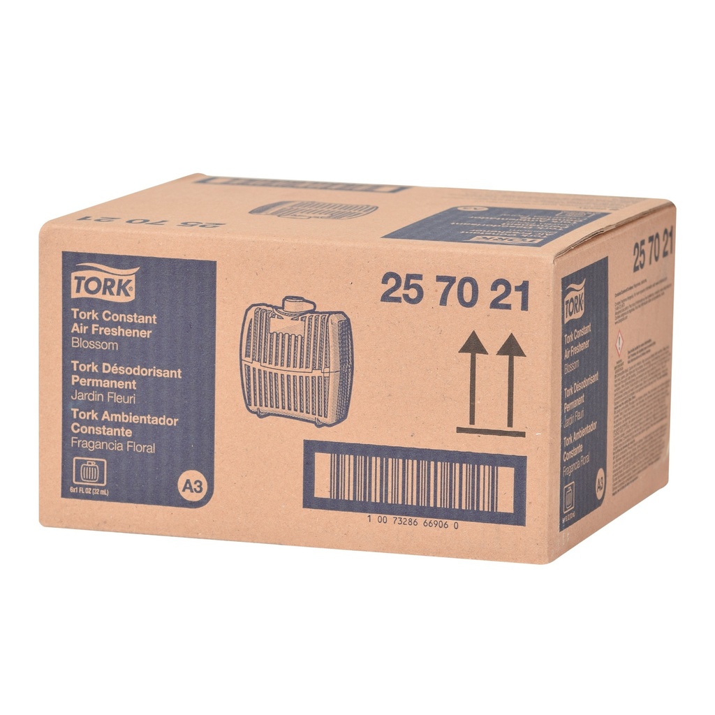 Tork A3 Continuous Air Freshener Refill Cartridge, Flower Garden Breeze, 32 mL, Case of 6