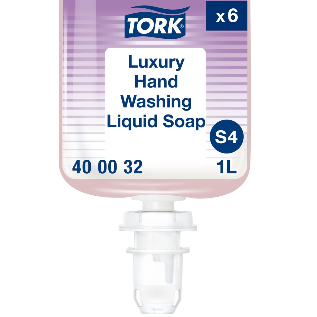 Tork Savon liquide pour les mains Luxury S4, recharge de 1 L