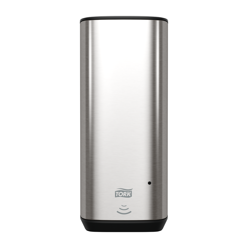 Tork Distributeur automatique de savon moussant S4 en acier inoxydable avec capteur Intuition