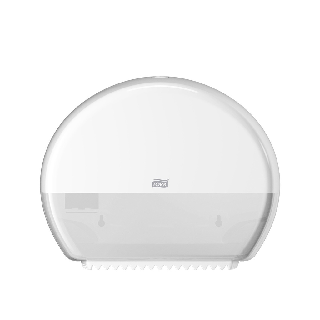 Tork Distributeur de papier hygiénique mini jumbo Elevation T2, 1 rouleau, blanc