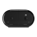 Tork Smart One Twin Mini Bath Tissue Dispenser, Black