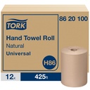 Tork Hand Towel Roll, 1-Ply, Brown, 425 ft, Case of 12