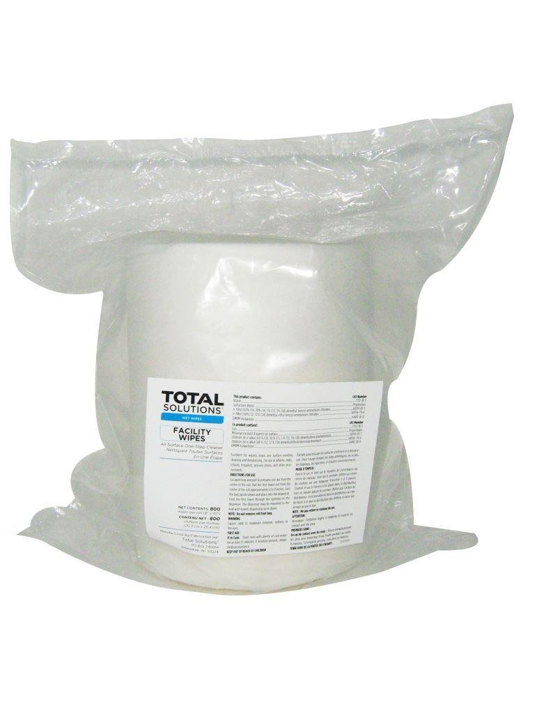 Advantage Maintenance Total Solutions All-Surface Cleaning Wipes, Bag of 800