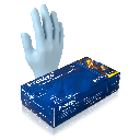 Aurelia Gants médicaux en nitrile Protégé, 4 mil, sans poudre, bleus, grand, boîte de 100