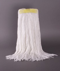 Vadrouille de finition synthétique, blanche, bande étroite, bouts coupés, 20 oz