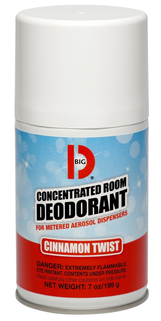 Big D Industries Recharge d'aérosol à dosage, 30 jours, cannelle