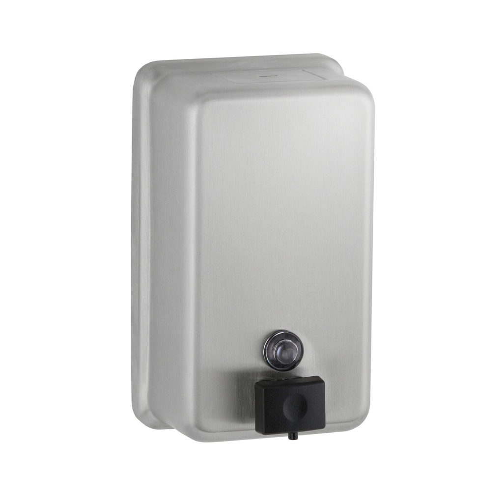 Bobrick Distributeur de savon vertical, acier inoxydable