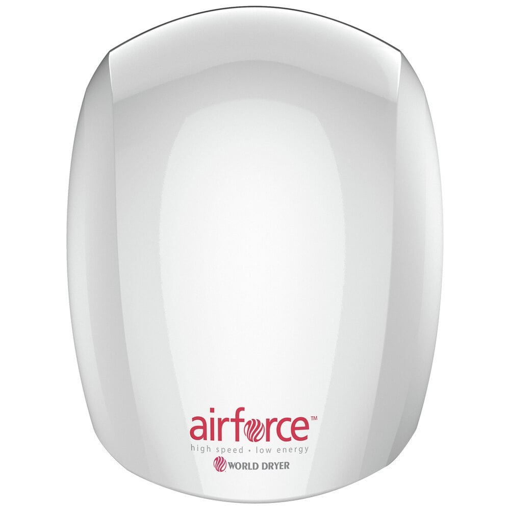 Canada Hand Dryer AirForce Automatic Hand Dryer, White, 120 V, 1100 W