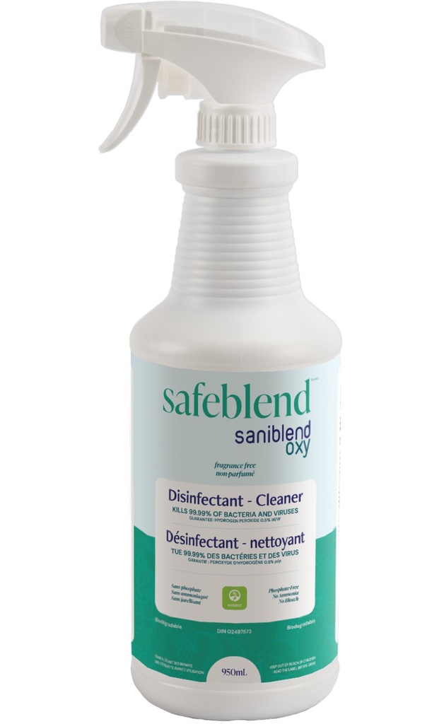 Safeblend Labelled Spray Bottle for ECFL