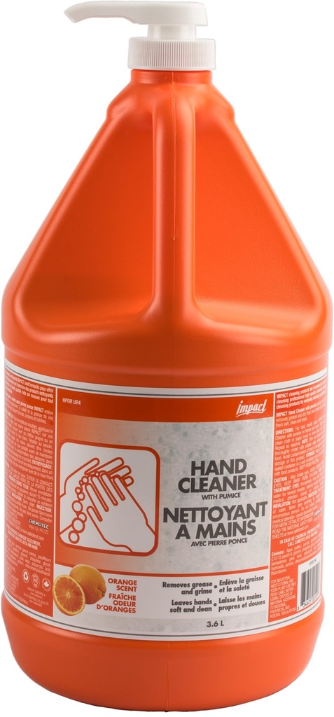 Safeblend Nettoyant pour les mains à la pierre ponce Impact, 3,6 L