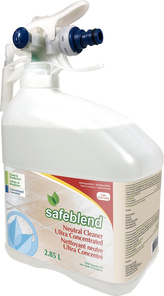 Safeblend Ultra Neutral Cleaner, Fragrance-Free, 2.85 L