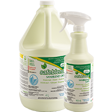 Safeblend Saniblend Oxy Disinfectant Cleaner, Fragrance-Free, 950 mL