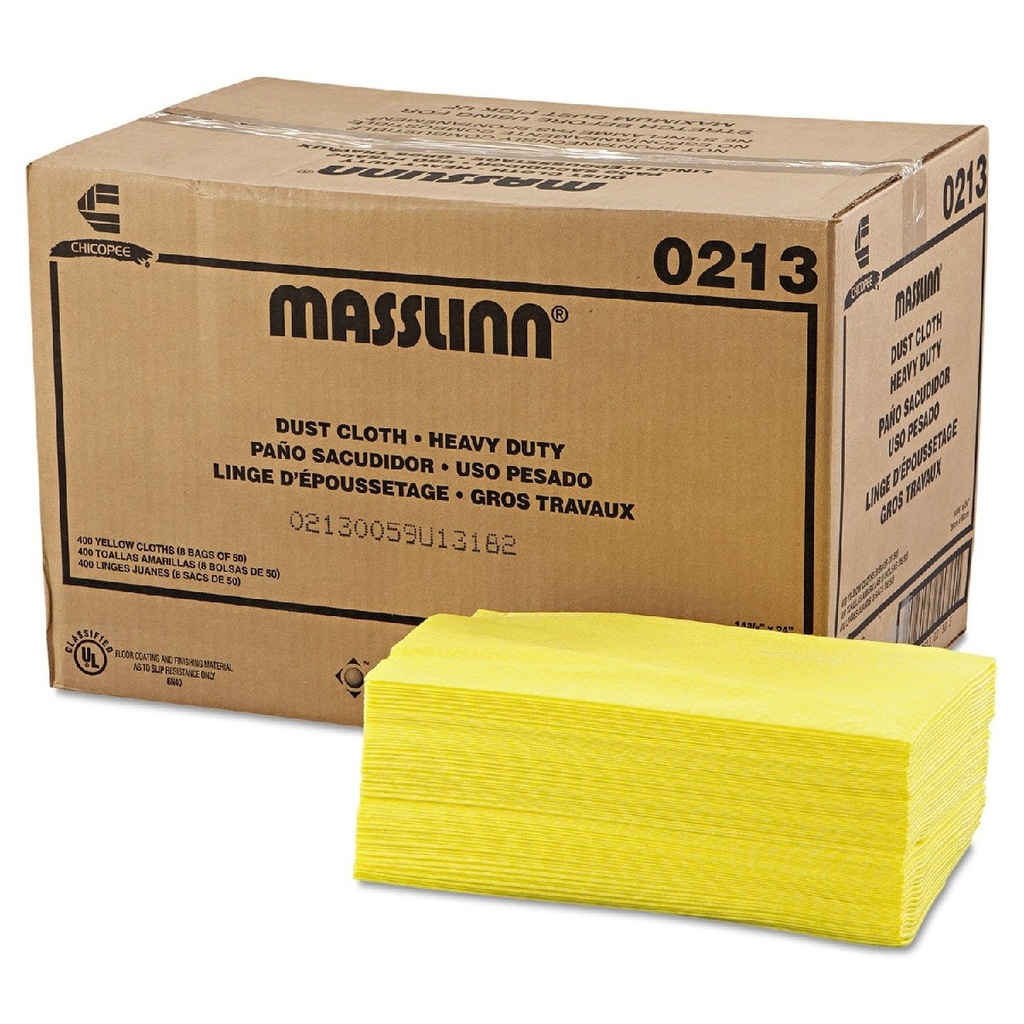 Chicopee Chix Dust Cloths, Yellow, 16 x 24 in., Pack of 50
