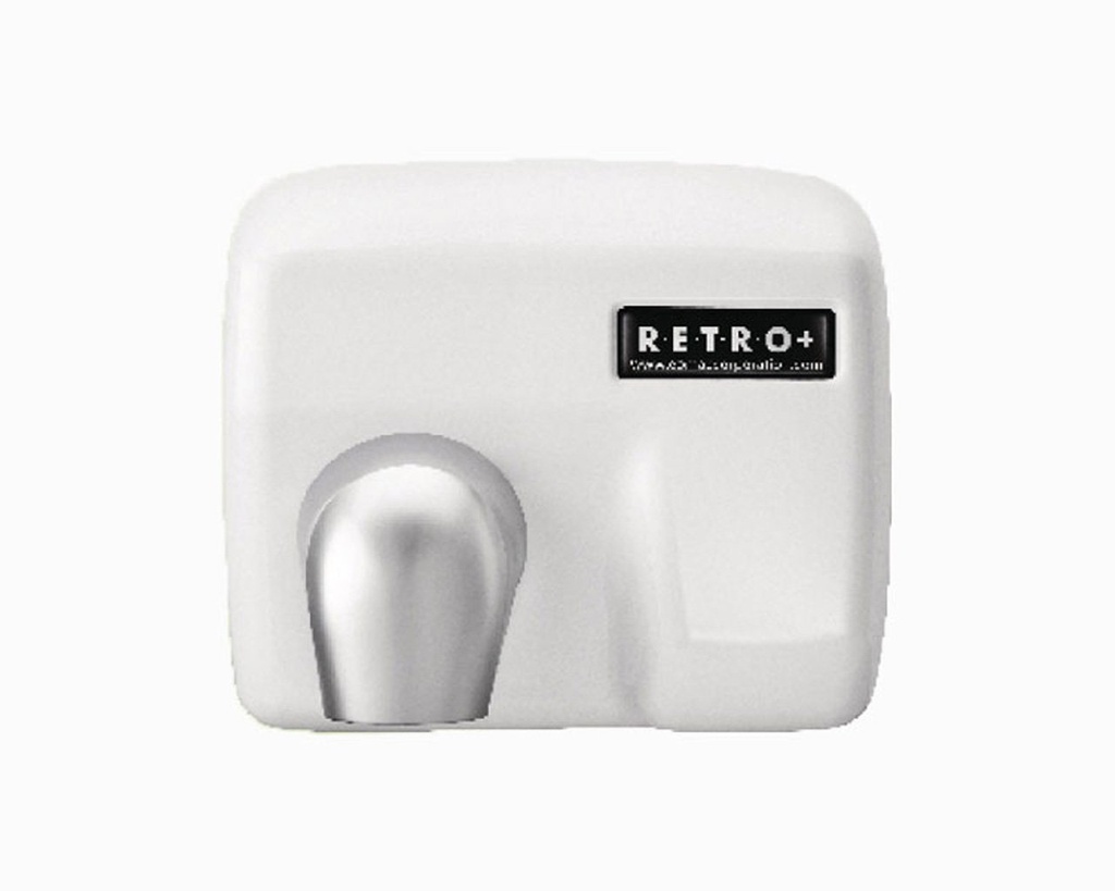 Séchoir à mains RETRO+, blanc, 110 V