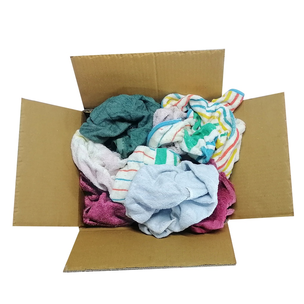 Serviettes en ratine de couleur, boîte de 25 lb