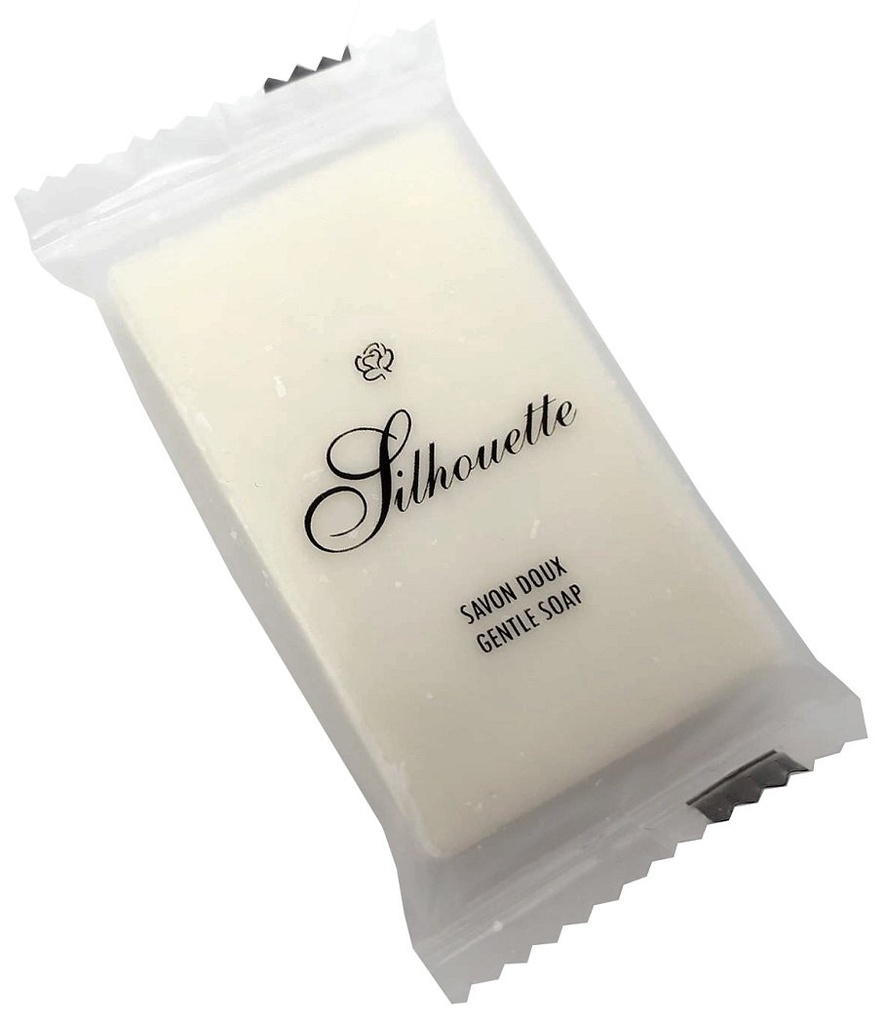 Dante Silhouette Rectangular Body Soap Bar, 25 g, Case of 500