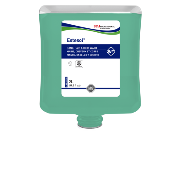 Deb Estesol Hand, Hair and Body Wash, 2 L Refill