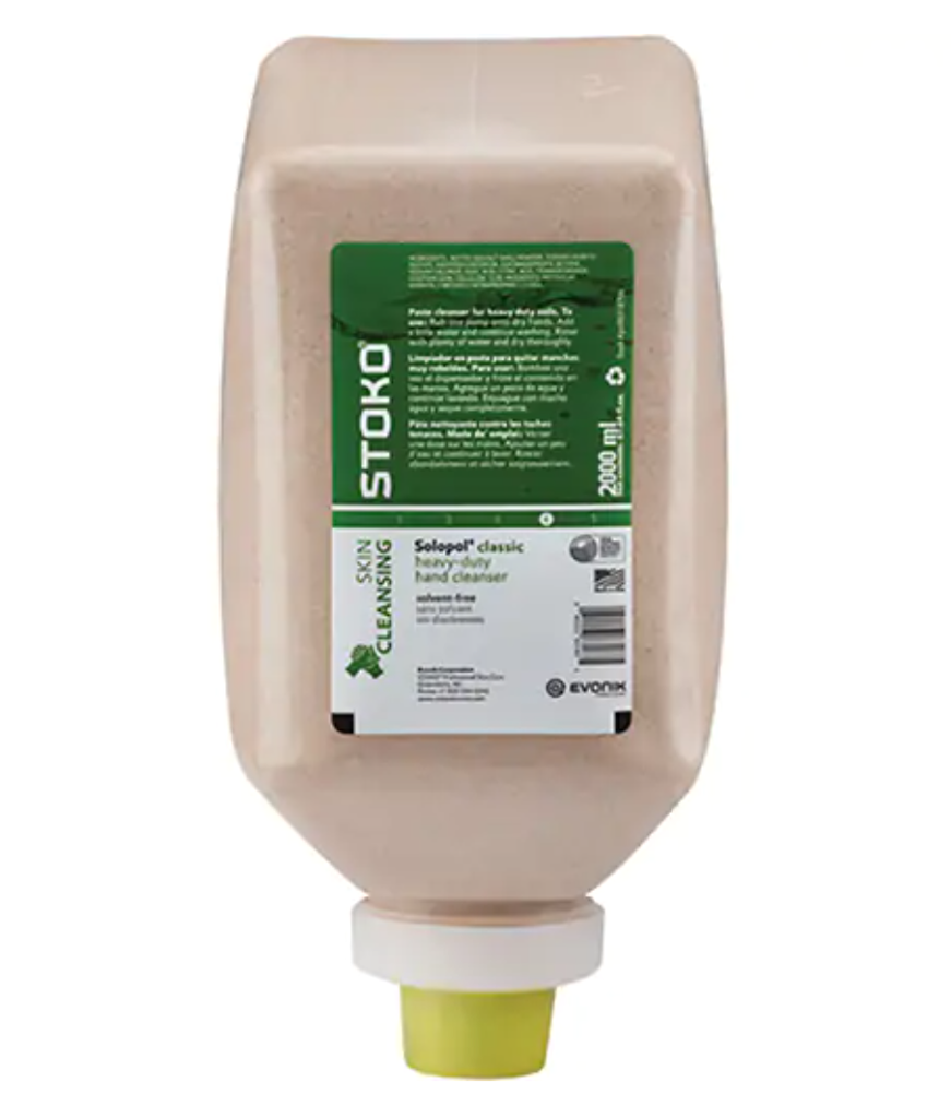 Deb Solopol Classic Heavy-Duty Hand Cleaner Paste, 2 L, Case of 6