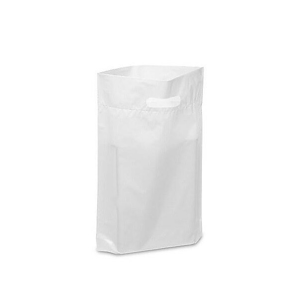 Sac de plastique transparent à soufflet, 5 x 3 x 14 po, 5 lb, paquet de 500